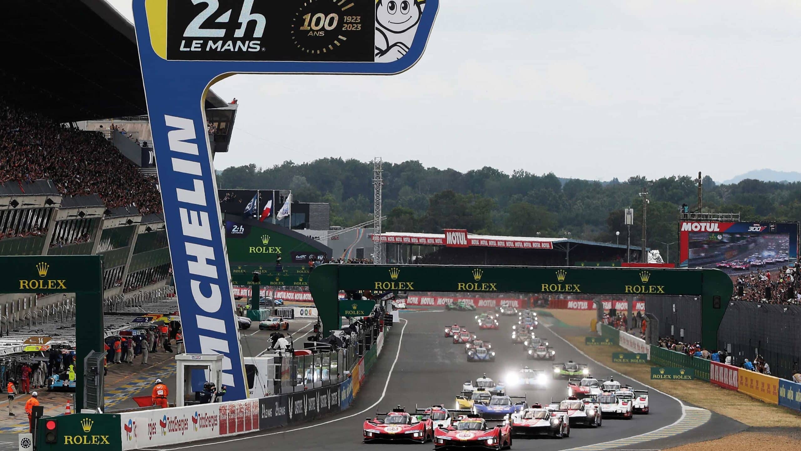 Starting grid for 100th Le Mans Anniversary