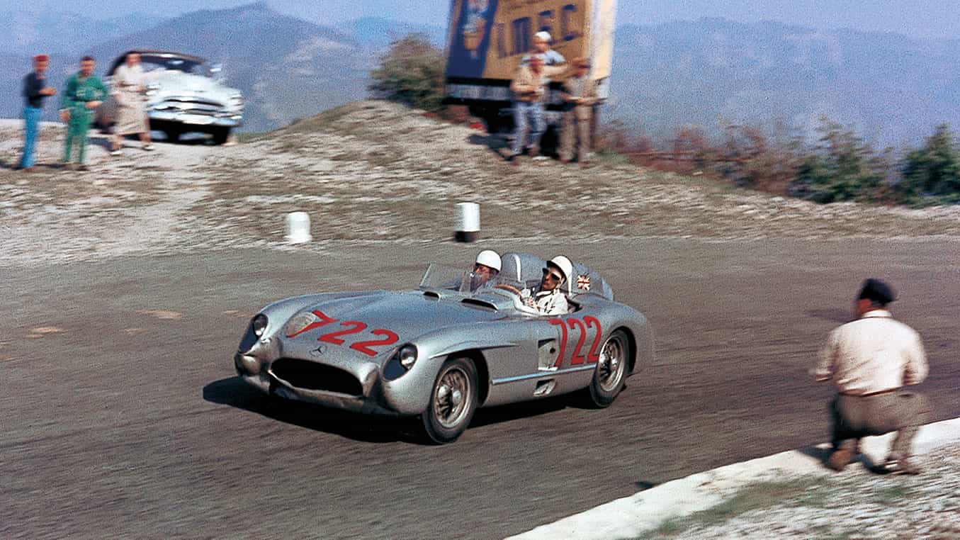 Stirling Moss win the Mille Miglia 1955