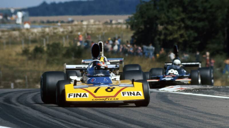 Surtees of John Watson in the Swiss Grand Prix at Dijon-Prenois in 1975