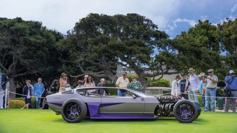 Danton Arts Kustoms’ Lamborghini Espada hot rod – on the 2023 ‘Lawn’