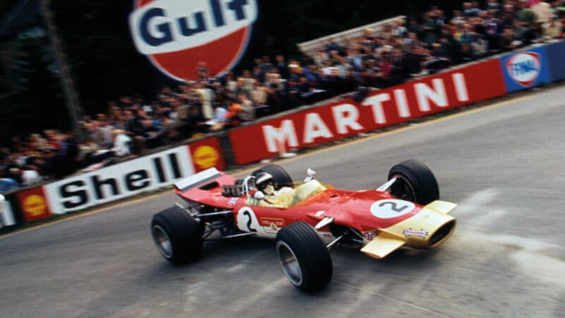 The 49 almost lasted the full distance for Oliver in the 1968 Belgian GP.