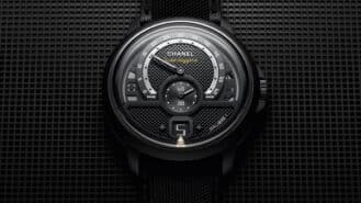 Chanel Monsieur Superleggera Intense Black Edition is latest watch from coachbuiler collab