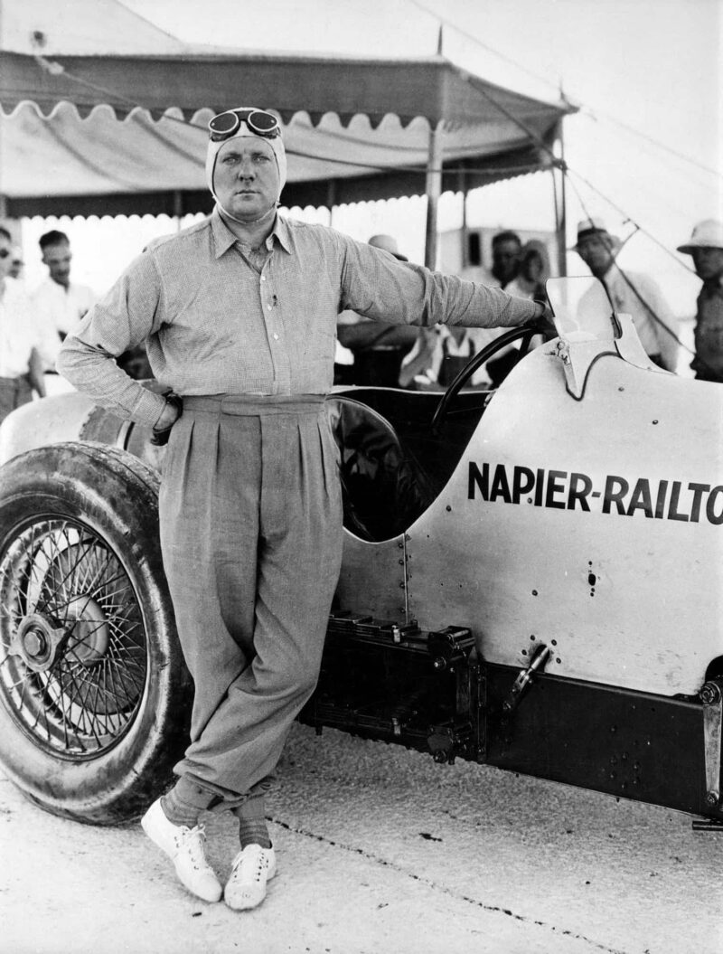 John Cobb and the Napier-Railton, Bonneville Salt Flats, 1935