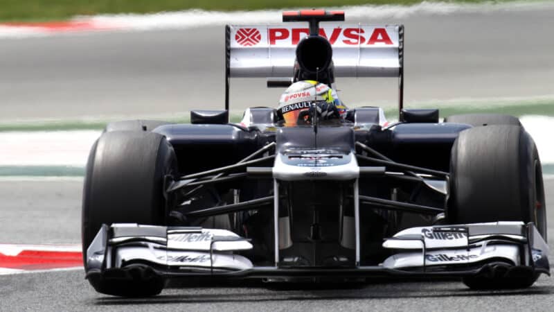 Pastor Maldonado Williams Spanish GP 2012
