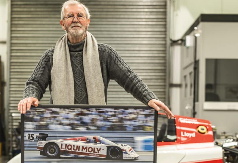 Poster boy: Peter Stevens was the man behind the Canon and – following guidelines – the Liqui Moly liveries of the 106B2