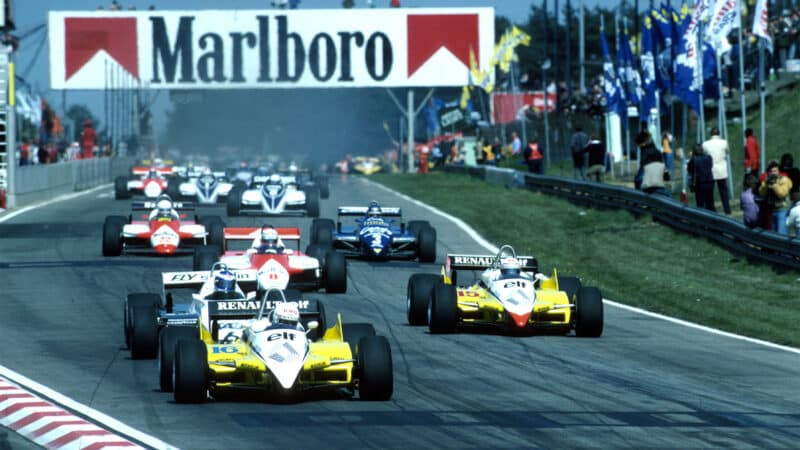 1982 Belgian Grand Prix Rene Arnoux Renault