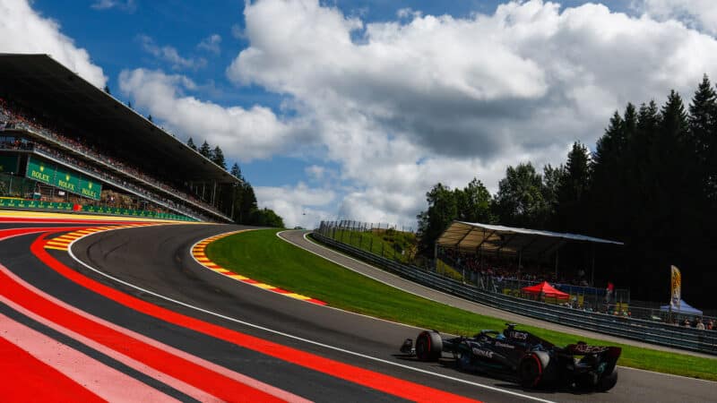 George Russell mercedes 2023 Belgian GP Spa-Francorchamps