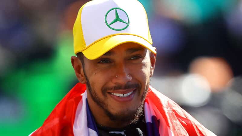 7 Lewis Hamilton mercedes British GP 2024