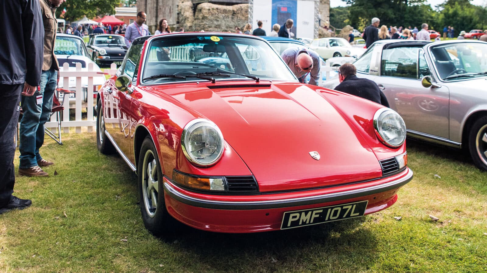 A field of Porsches and a Norman Porsche Classics