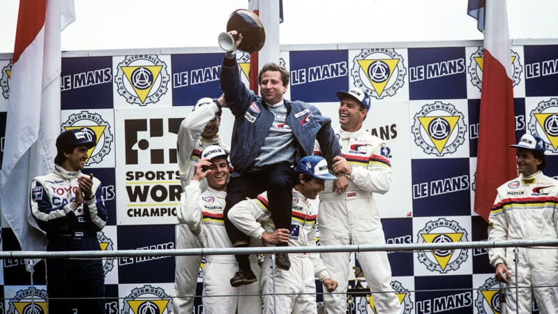 Derek Warwick 1992 with Peugeot, Le Mans victory