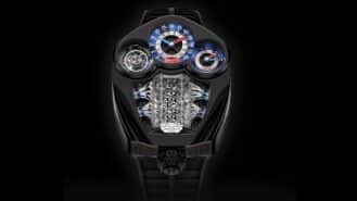 Incredible Bugatti Tourbillon watch has crystal ‘engine’ with moving pistons