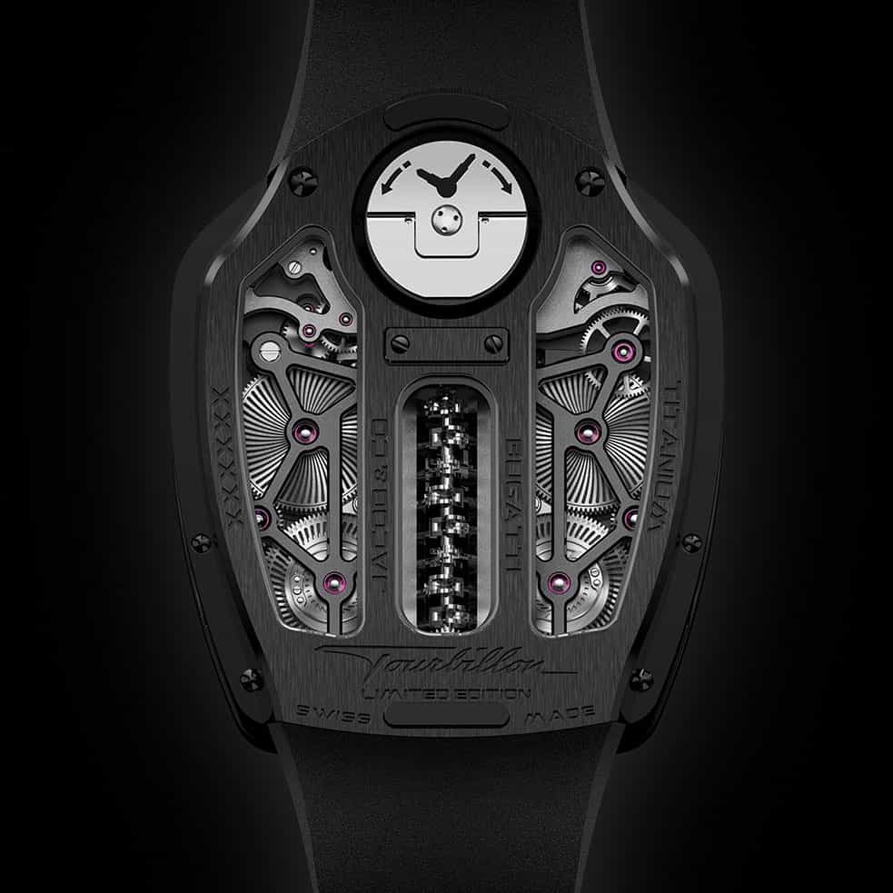 Jacob & Co Bugatti Tourbillon back