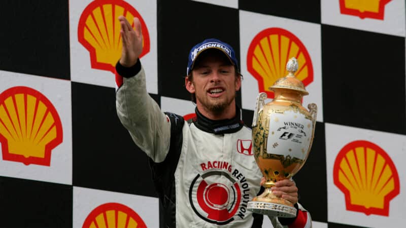 Jenson Button wins in Hunagry