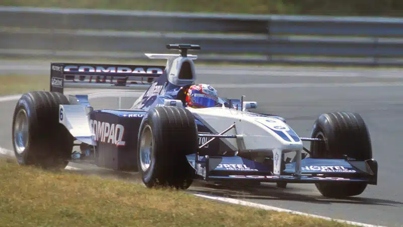 Juan Pablo Montoya in 2001 Williams F1 car