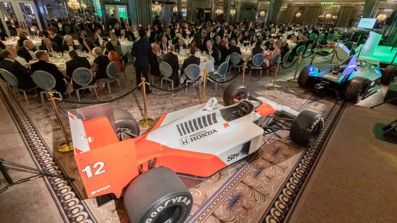 McLaren MP4-4 at Motor Sport 100th anniversary party