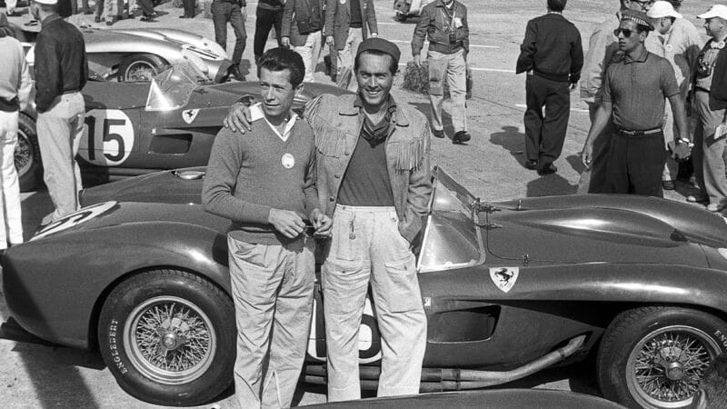 Olivier Gendebien and Luigi Musso at 1956 24 Hours of Sebring