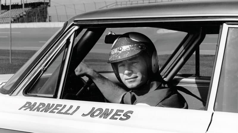 Parnelli Jones behind the wheel