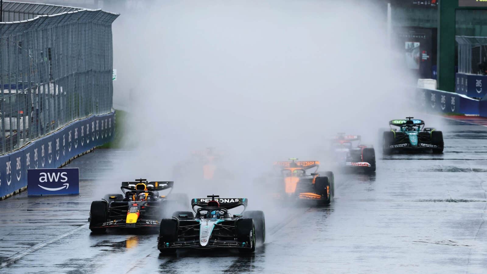 Rain at Montreal circuit 2024