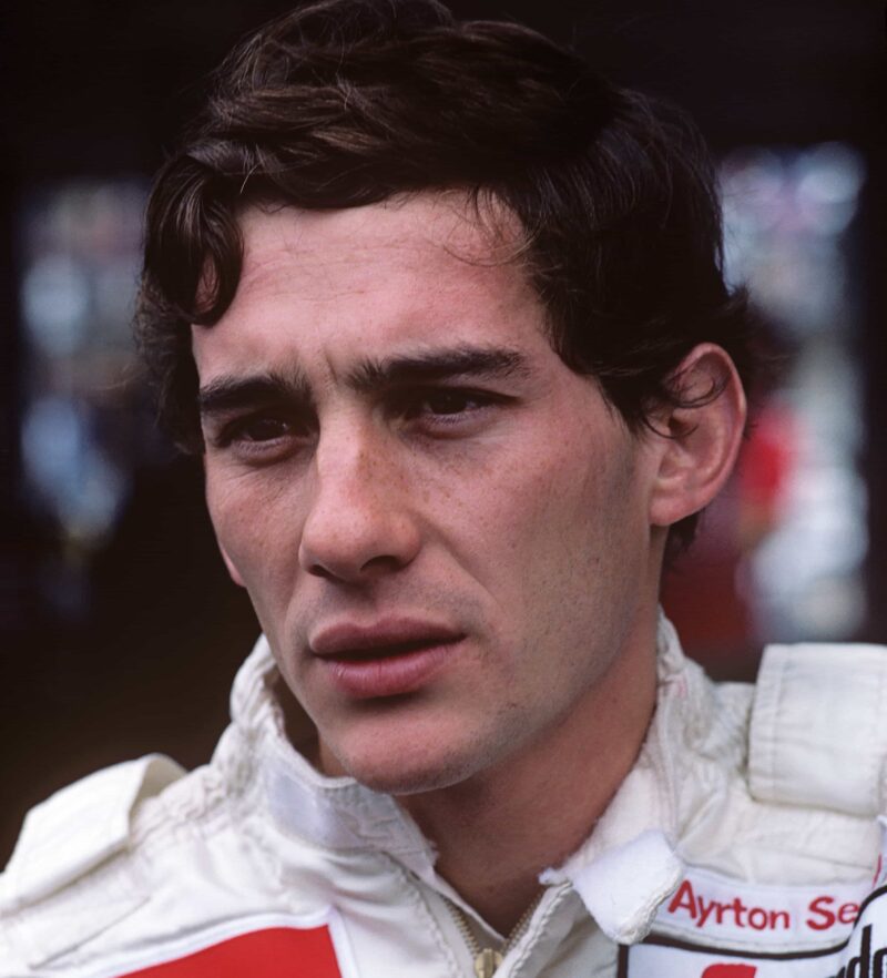 Senna in ’84 headshot