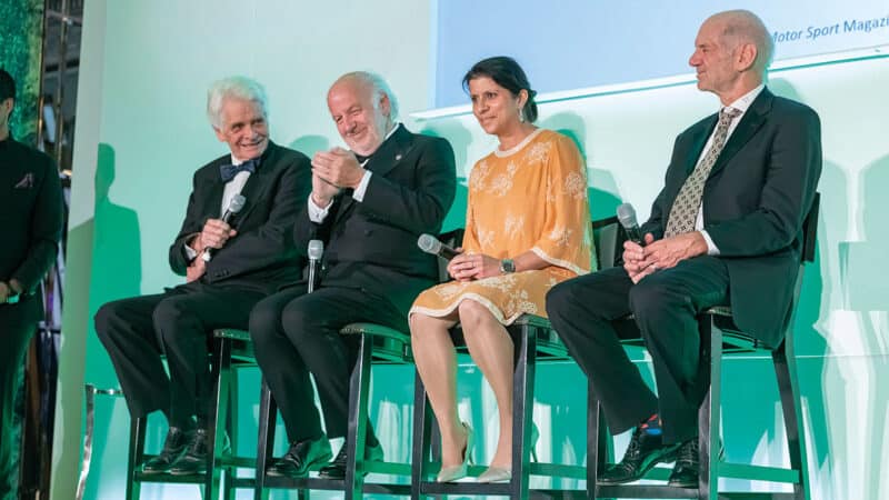 Steve Nichols, David Richards, Leena Gade and Adrian Newey