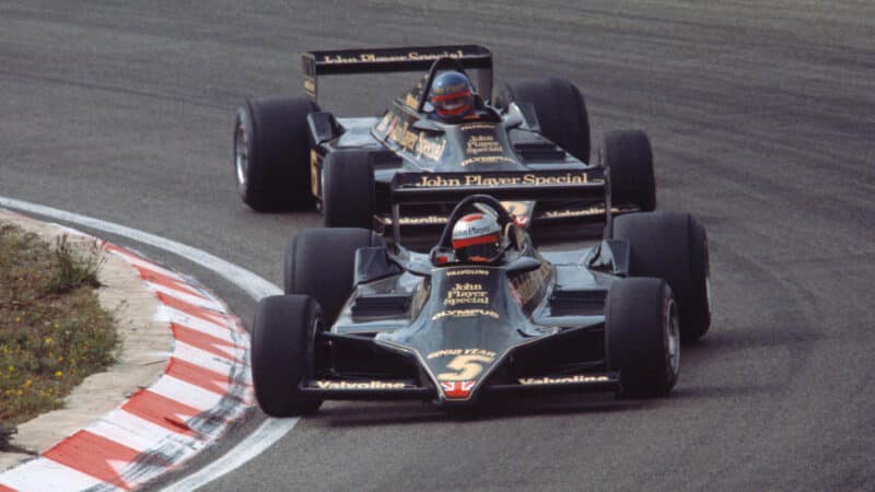 2 Mario Andretti Ronnie Peterson Lotus 1978 Dutch Grand Prix