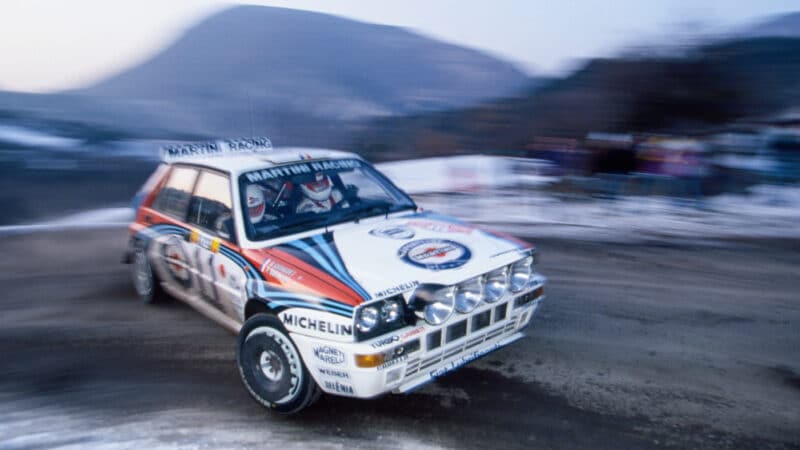 The Delta HF Integrale proved a formidable weapon. This is Philippe Bugalski/Denis Giraudet on the 1992 Monte Carlo