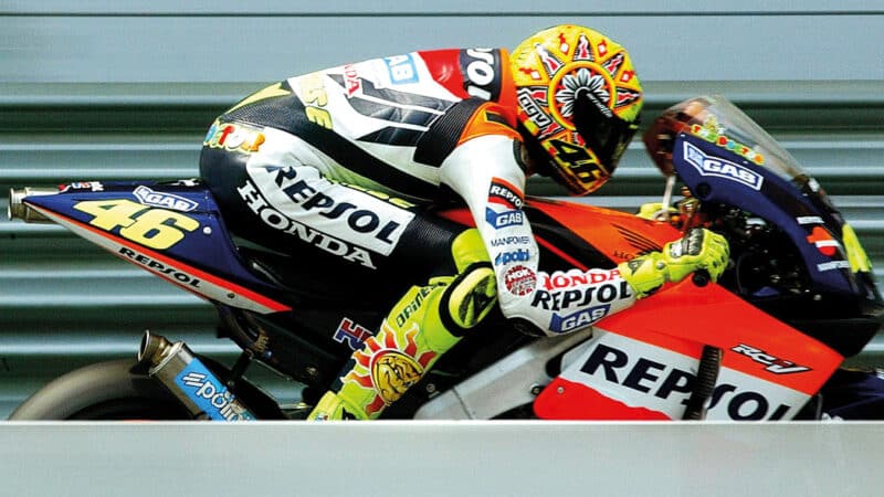 In 2002, the premier class was renamed MotoGP – and Rossi was unstoppable