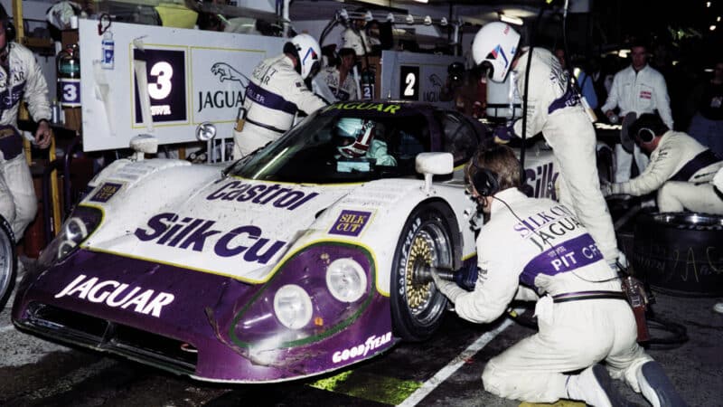 Jaguar XJR-12 No3 went all the way