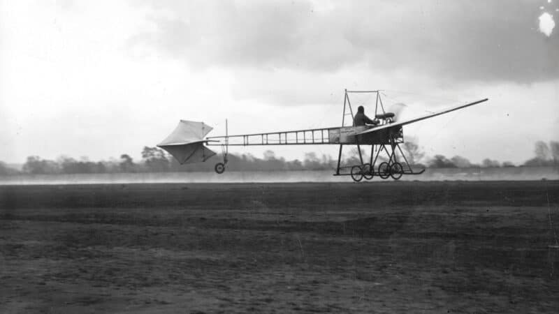 A familiar sight in 1910 to those riders thundering along the banking