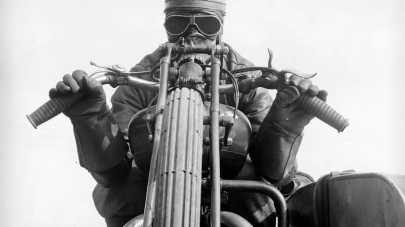 Motorcycle racers were not welcomed with open arms at Brooklands