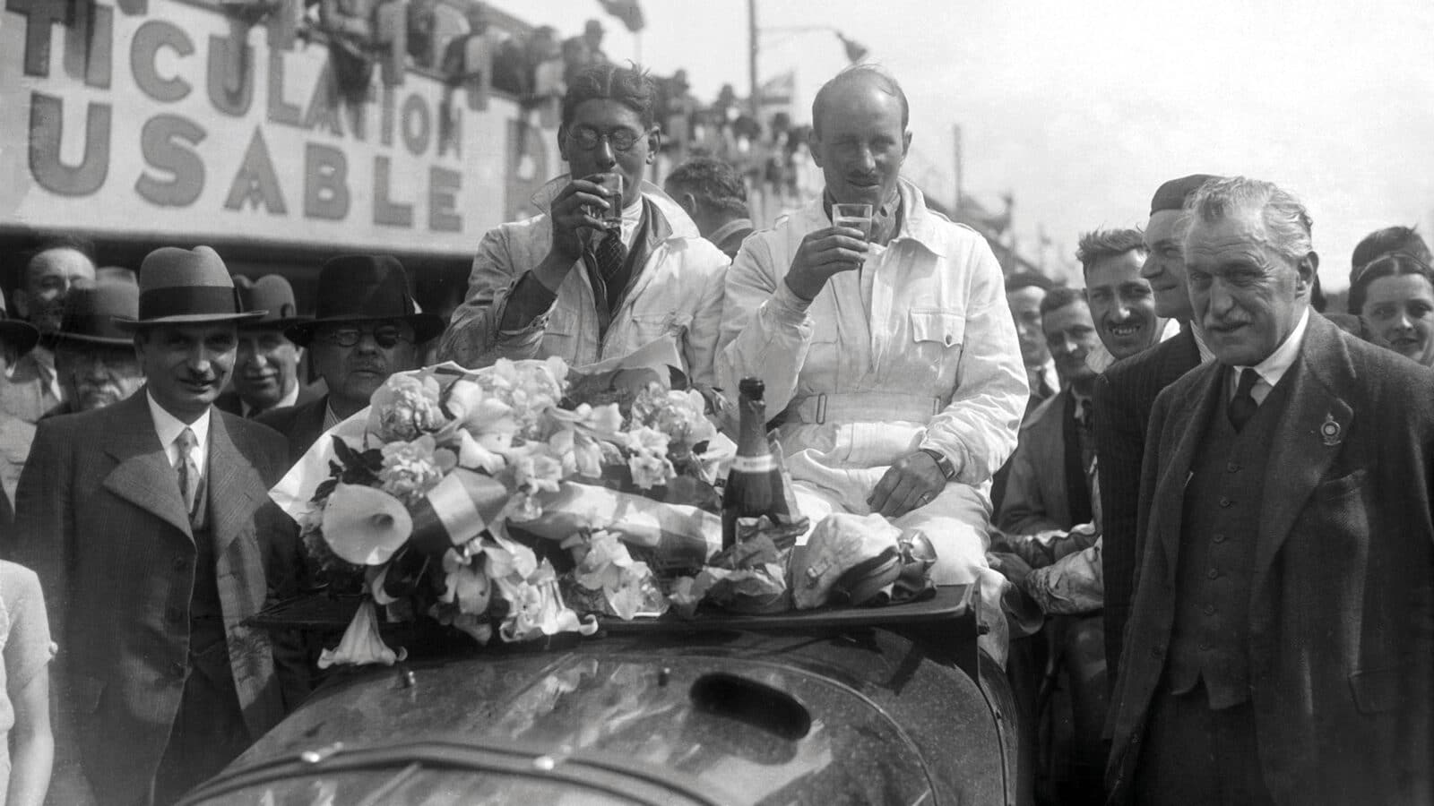 John Hindmarsh and Luis Fontés at Le Mans 1935