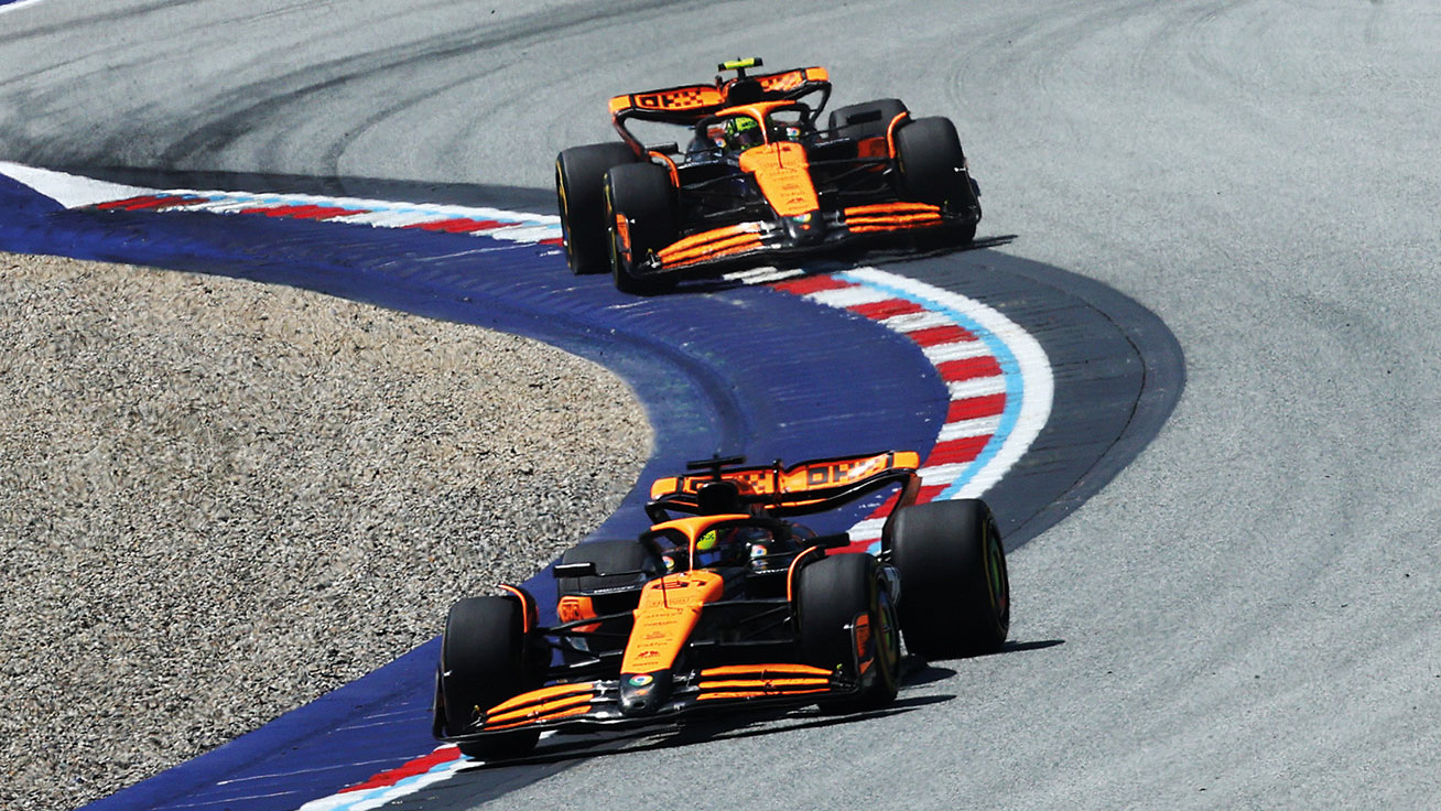 McLaren 1-2 Lando Norris and Oscar Piastri