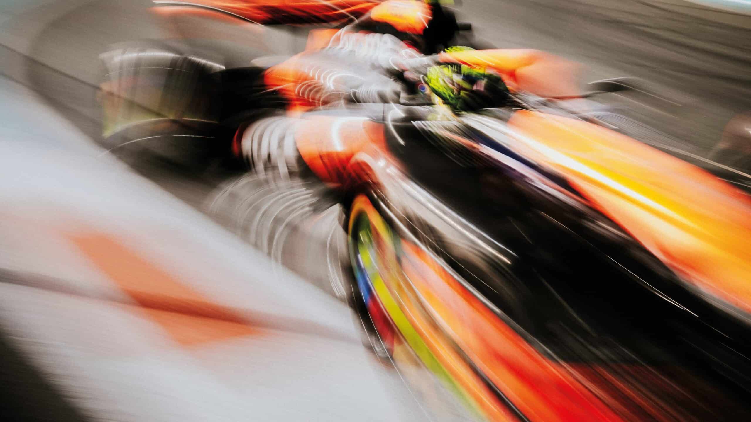 McLaren speed blur