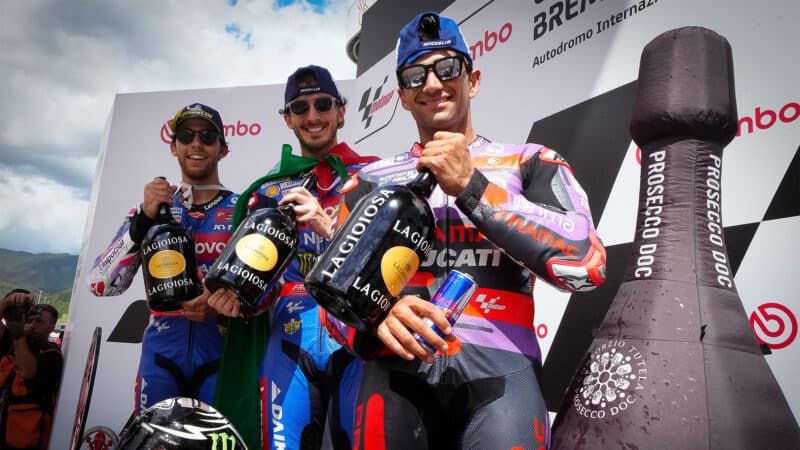 MotoGP podium