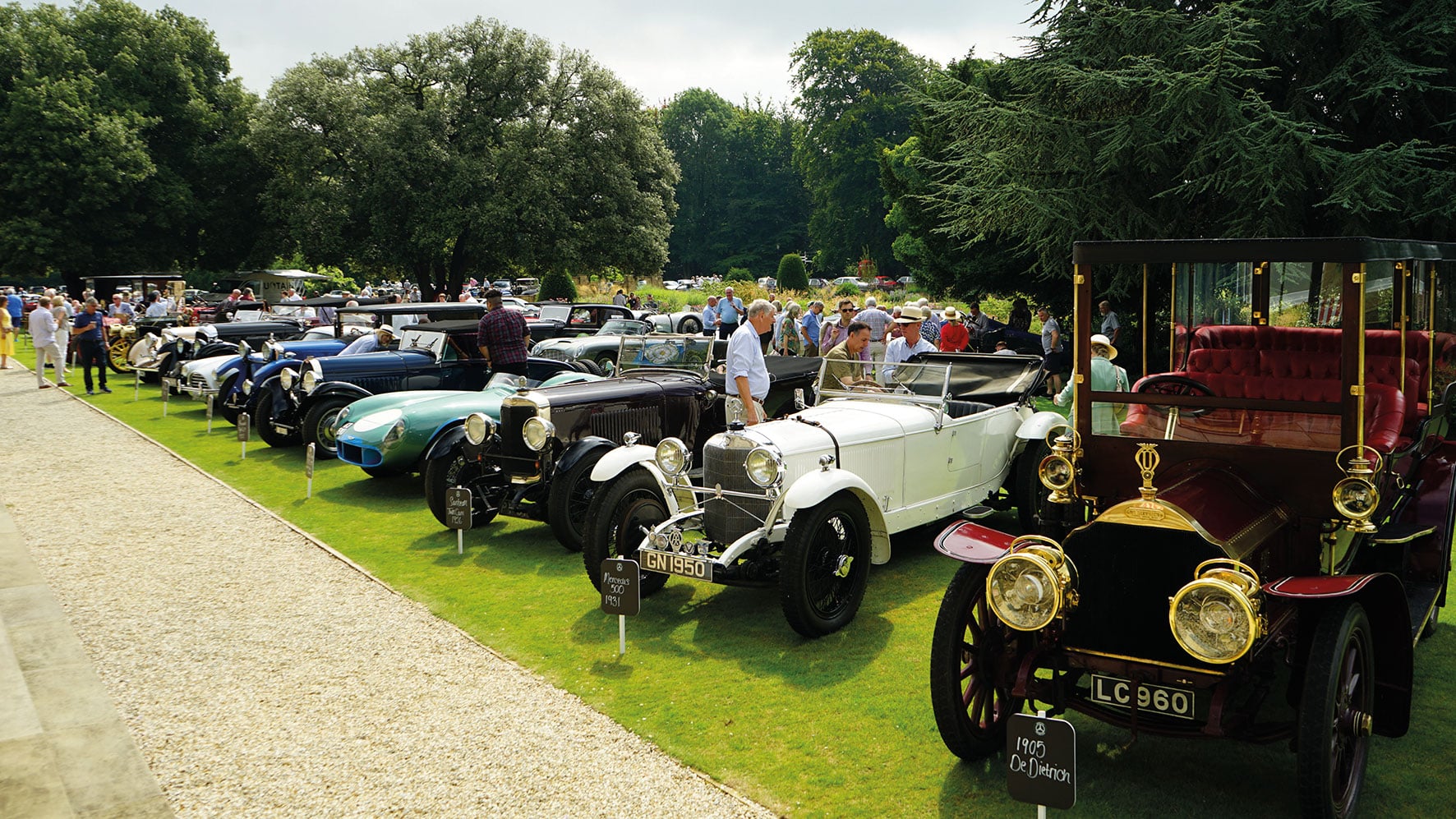 National Motor Museum at Bowcliffe Hall garden party