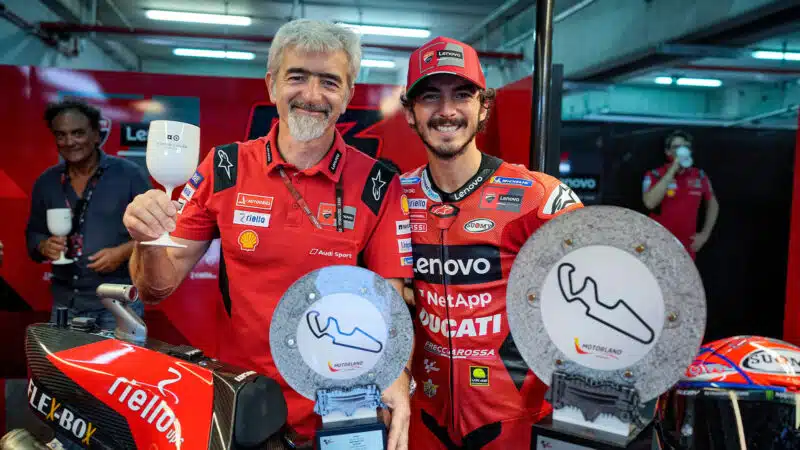 Dall’Igna, Bagnaia and a Desmosedici