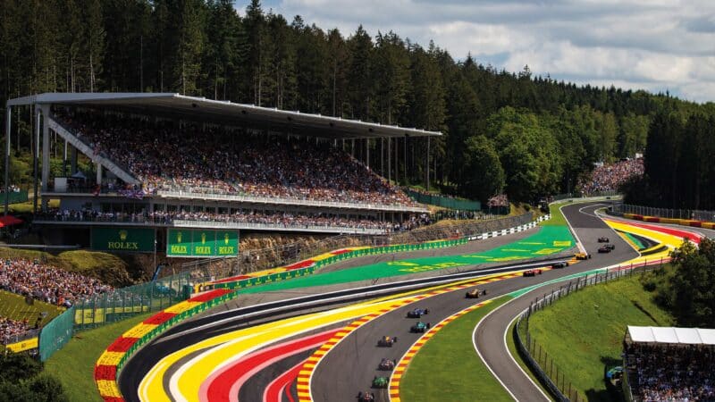 Spa, Ferrari’s Charles Leclerc led the field from the start