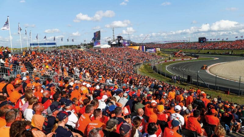 The home Verstappen’s dutch fans Zandvoort