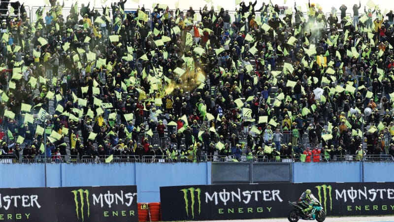 some of Rossi’s fanbase – he has 5.5 million Twitter followers