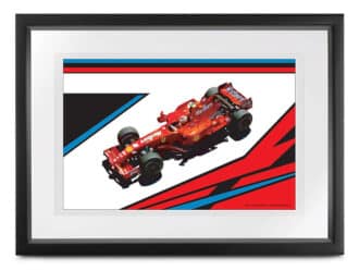 Product image for Kimi Räikkönen signed '7' limited edition lithograph