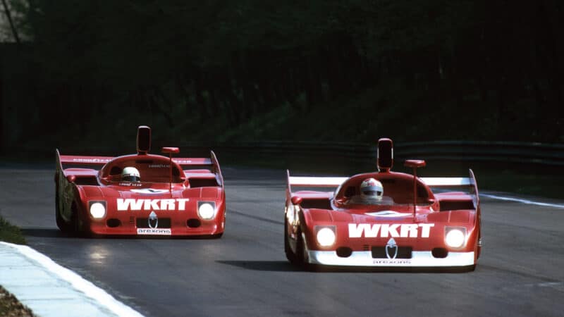 In 1975 the 33TT12 finally took the sportscar Makes title, winning seven of eight rounds.