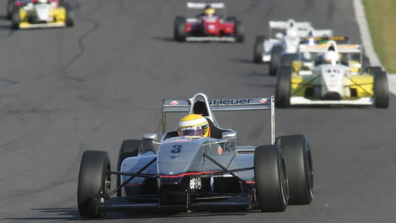 Hamilton dominated Formula Renault in 2003