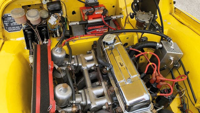 1955 Triumph TR2 engine