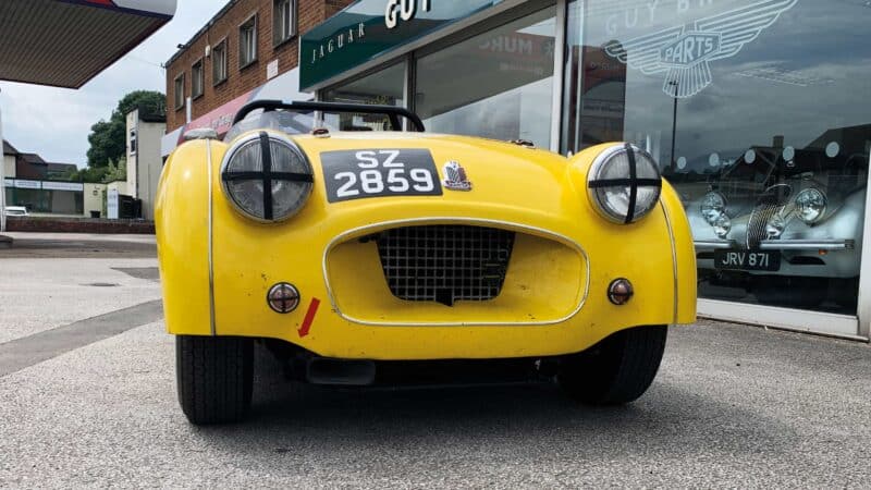 1955 Triumph TR2 front