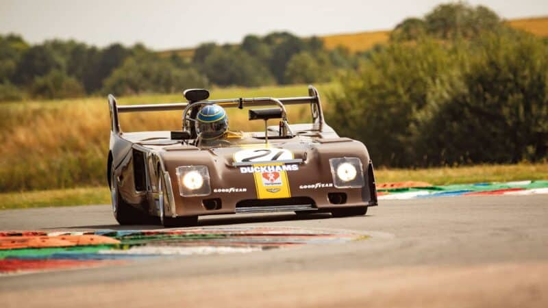 1974 chevron B26 on the track