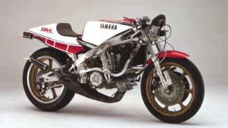 The start of something great: Yamaha’s first V4 MotoGP bike!