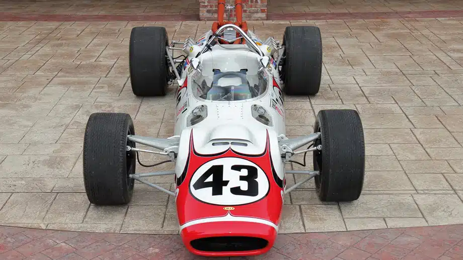 At the 1966 Indy 500, first time-starter Jackie Stewart was leading with 10 laps to go in this Lola – but it wasn’t to be...