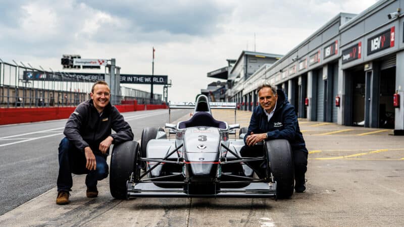 Owner Alex Thornton, left, with single-seater renovation expert Nick Edginton