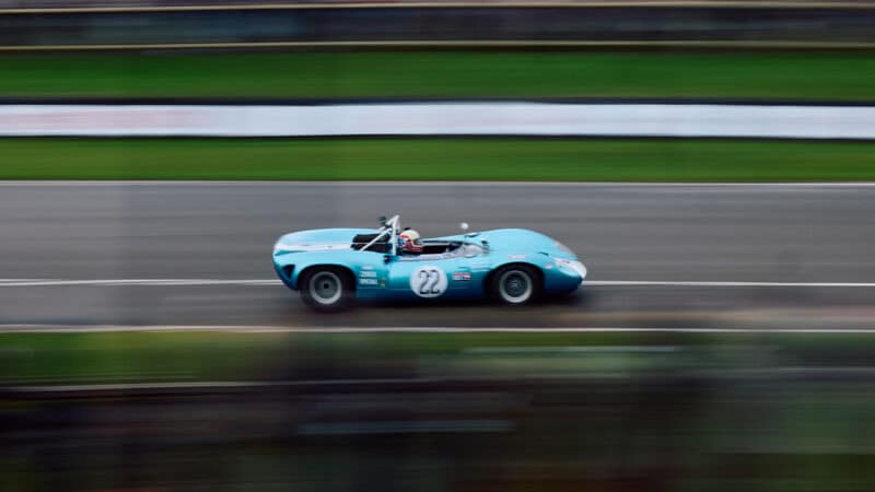 Alex Brundle in Lola-Chevrolet T70 at 2024 Goodwood Revival