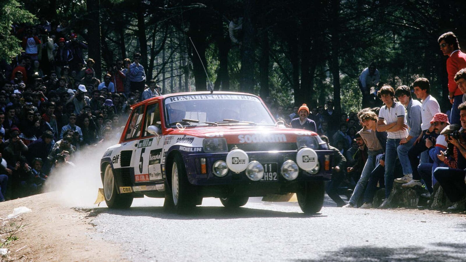 Alpine years, Thérier was with a Renault 5 turbo